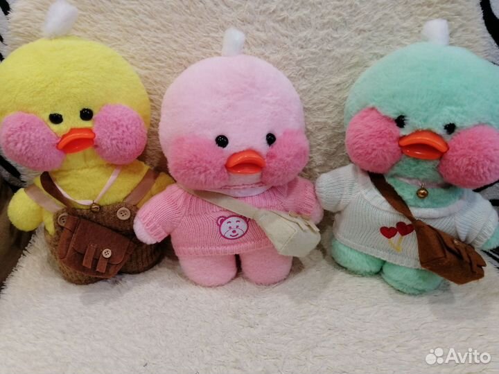 Мягкая игрушка Утка Lalafanfan