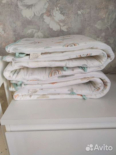 Бортики Sleep&Play в детскую кроватку как новые