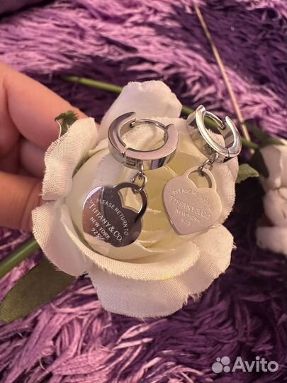 Tiffany серьги 925