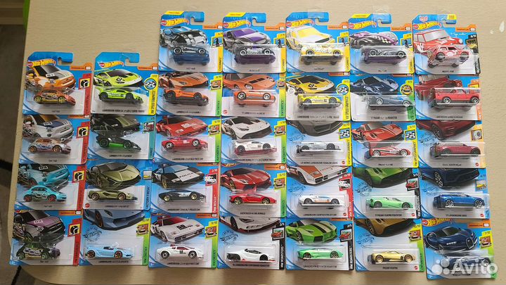 Hot Wheels, Lamborghini, Fiat, Renault