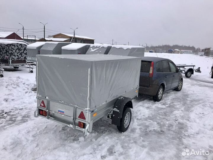 Прицеп Сст 7132-02С самосвал с тентом 1,0м