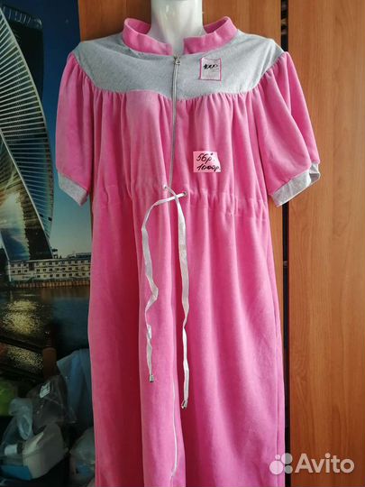 Халат тёплый велюр