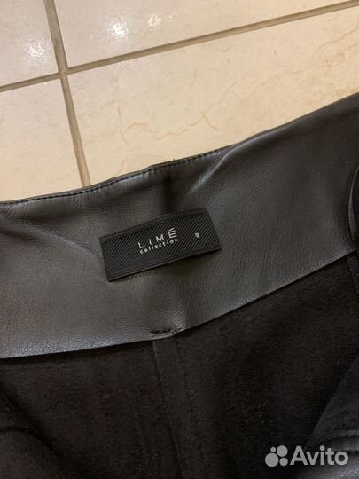 Шорты из эко-кожи