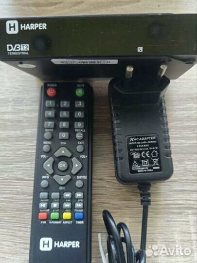 Приставка для цифрового тв harper HDT2-1005
