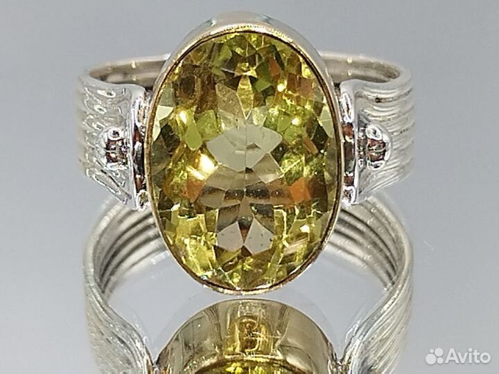 Кольцо с цитрином