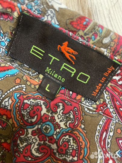 Рубашка мужская Etro оригинал.бронь