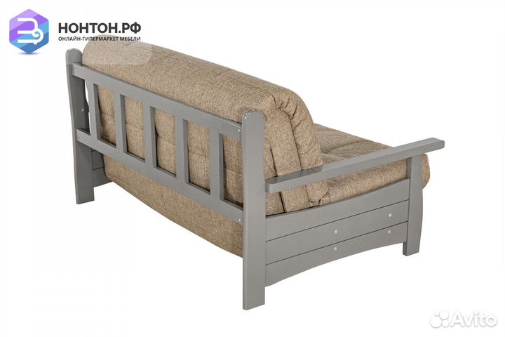 Диван Аккордеон Массив темно-бежевый