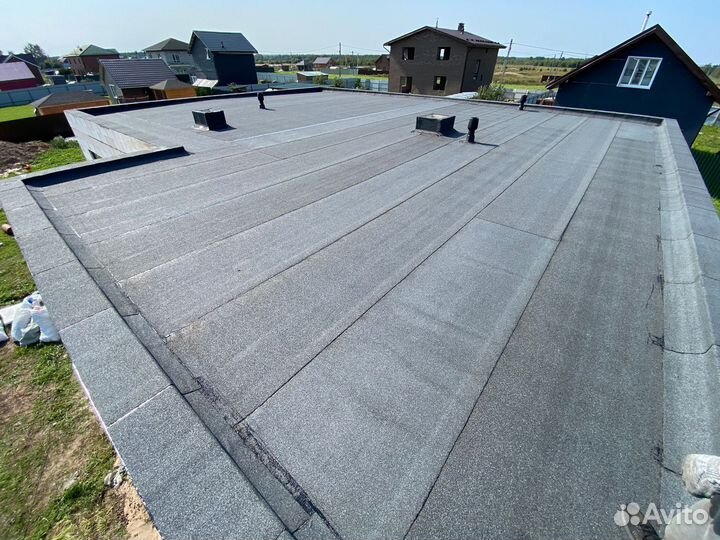 Кровельные работы (мягкая кровля)