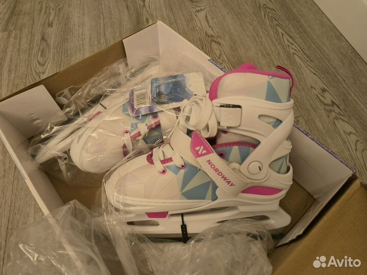 Коньки детские раздвижные nordway 36 41