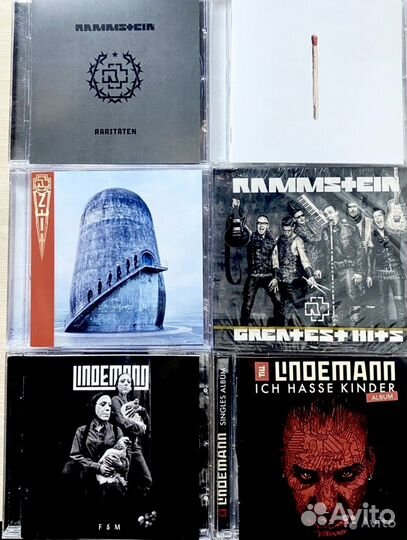 Музыкальные CD диски Rammstein дискография