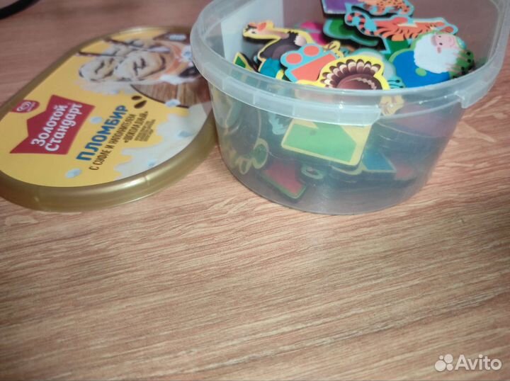 Деревянный магнитный Алфавит