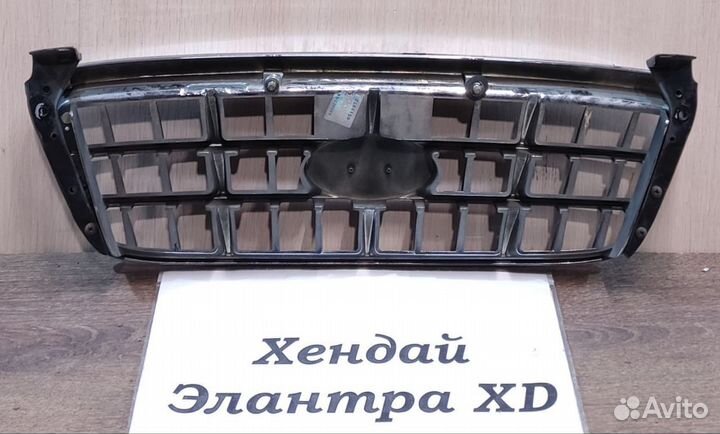 Решётка радиатора Hyundai Elantra XD, до рест. 02г