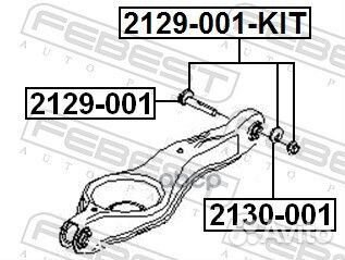 Болт С эксцентриком ford focus II 2004-2008 212