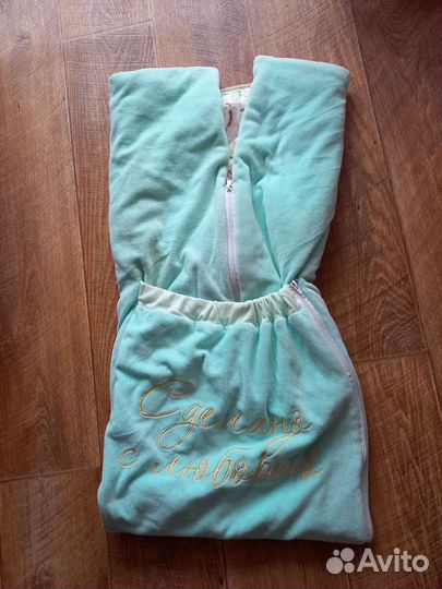 Демисезонный конверт на выписку