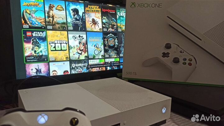 Xbox One S 1tb с играми GamePass