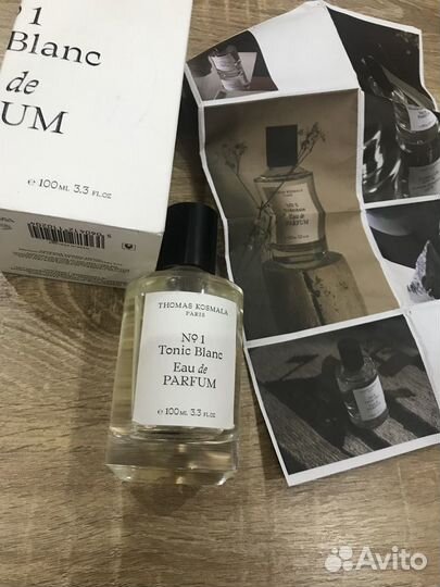 Оригинальный парфюм Thomas Kosmala #1 Tonic Blanc