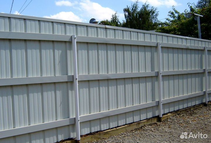 Забор из профнастила с доставкой