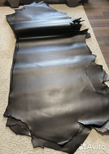 Ш/С Натуральная кожа черная с покрытием