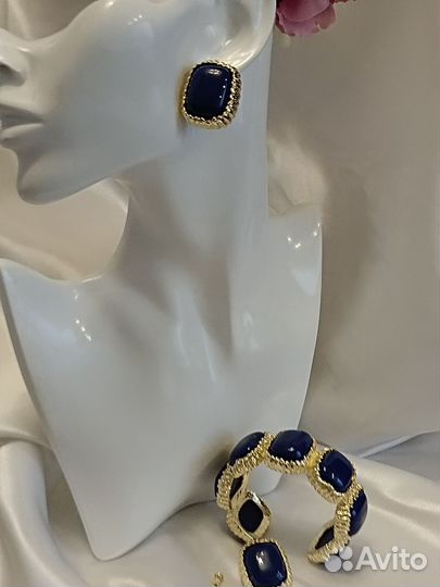 Стильный комплект серьги браслет Paola Sighinolfi