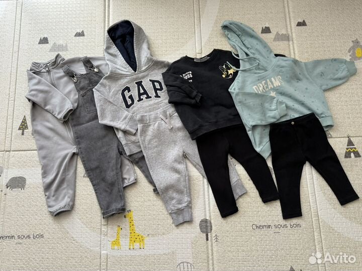 Детские вещи пакетом Zara H&M Gap 86-92 размер