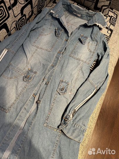 Джинсовое платье