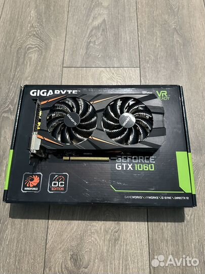 Видеокарта Gigabyte GTX 1060 6Gb