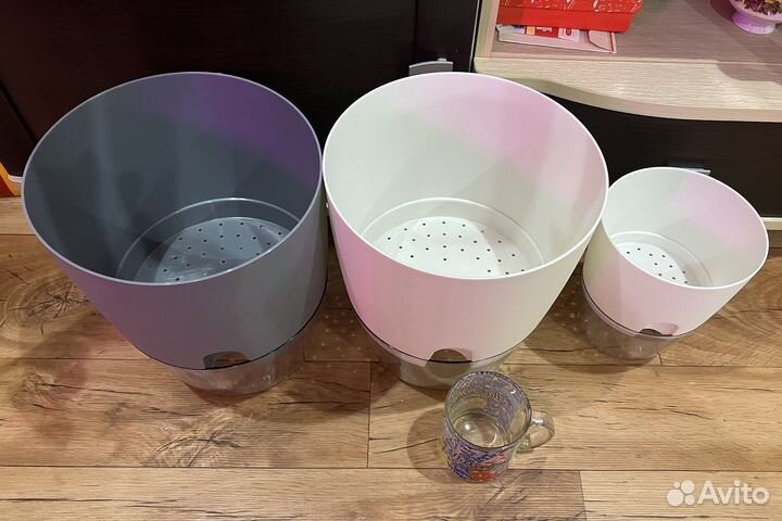 Горшок для цветов с автополивом