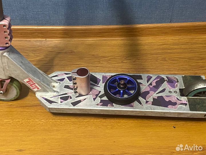 Трюковой самокат кастом парк