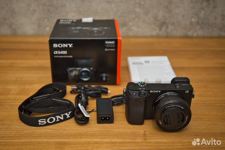 Камера sony A6400 KIT в идеальном состоянии