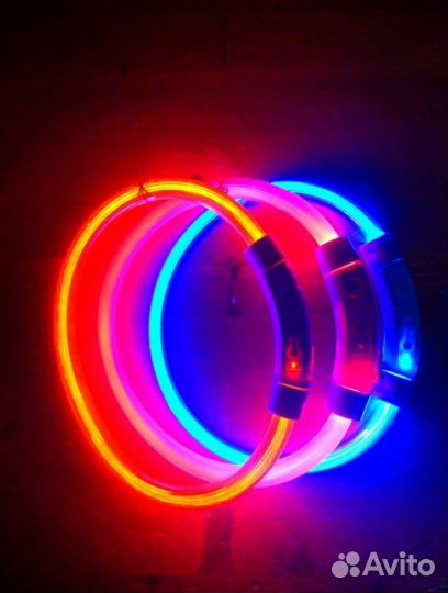 Светящийся ошейник для собак