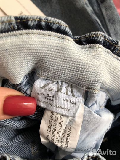 Джинсы zara для девочки