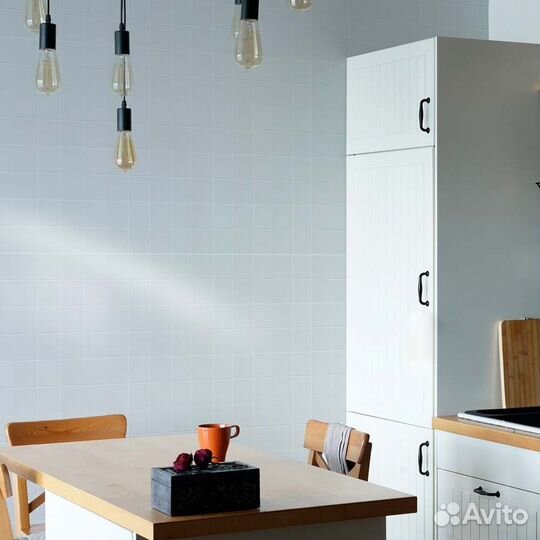 Панель мдф белоснежный кафель влагостойкая