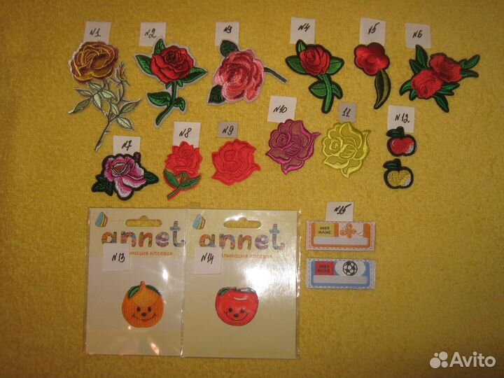 Термонаклейки,цветы