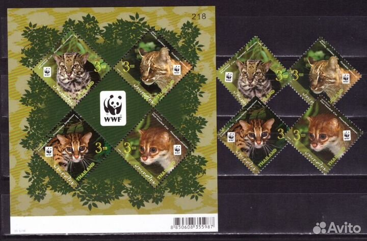 Таиланд, 2011. Фауна (серия+мл)