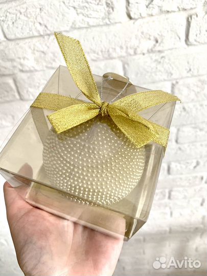 Новая свеча золотая, Франция, шар