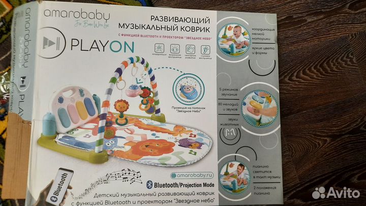 Развивающий музыкальный коврик