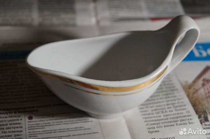 Молочник и соусник Дулево, винтаж СССР, 70-80 годы