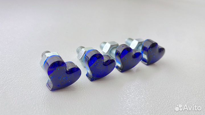 Болты номерного знака JDM (Космические сердца)