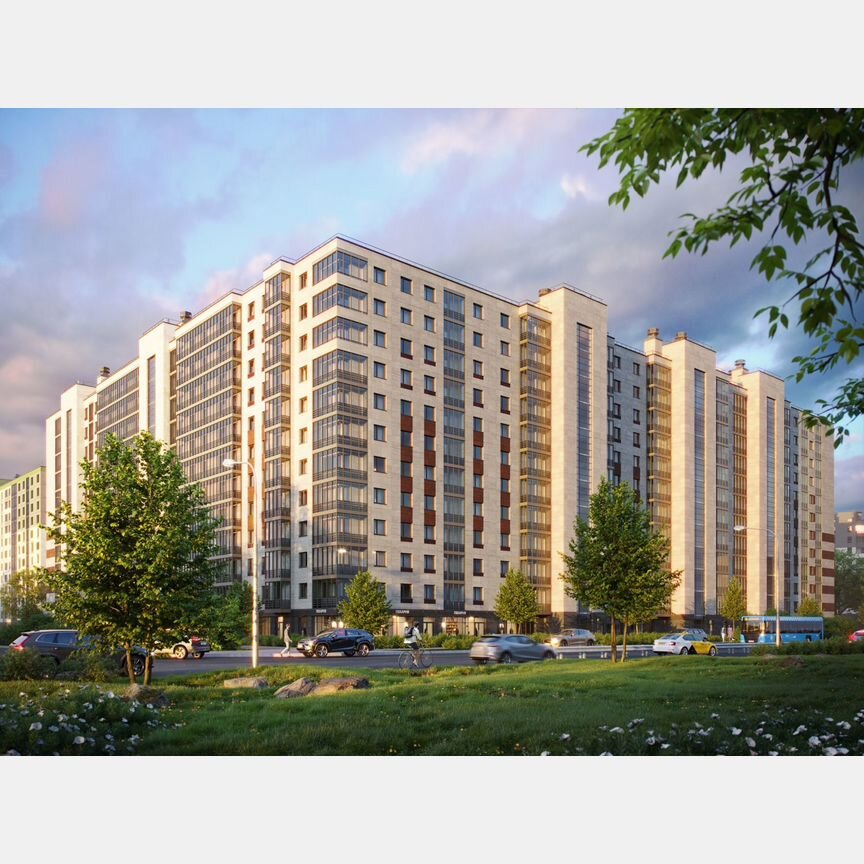 1-к. квартира, 33,4 м², 5/12 эт.