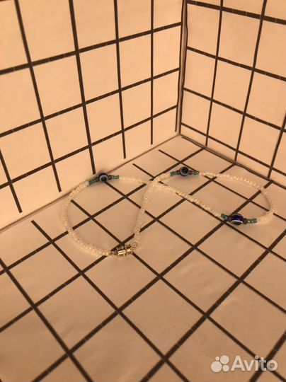 Браслет и чёкер из бисера