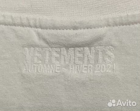 Футболка vetements оригинал