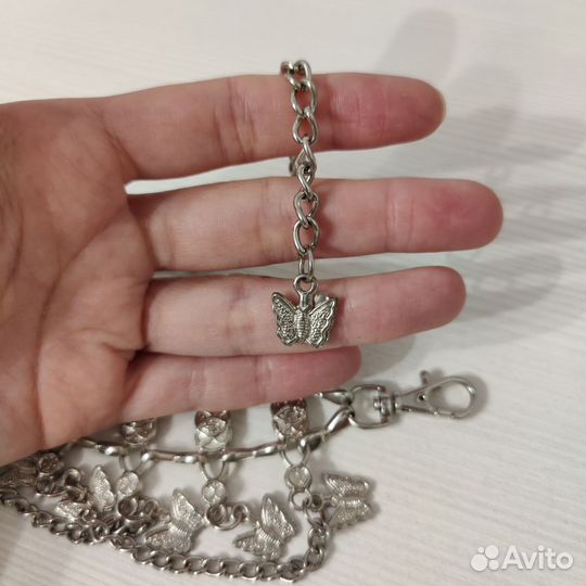 Металлические винтажные ремни на цепочке