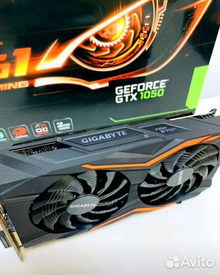 Очень Мощная Игровая Видеокарта GTX 1050 2Gb DDR5