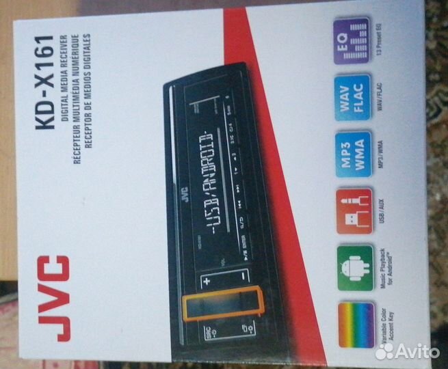 Автомагнитола jvc