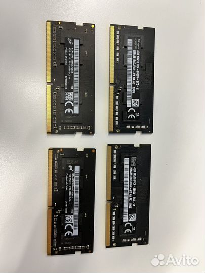 SO-dimm DDR4 4gb x4 (Mac)