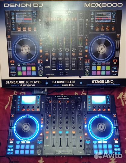Dj контроллер Denon MCX8000 как новый