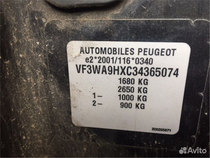 Разбор на запчасти Peugeot 207