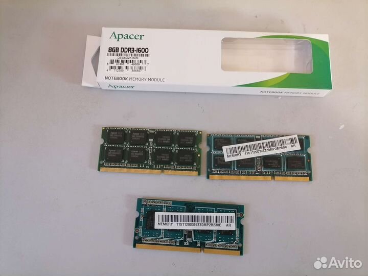 Оперативная память для ноутбука ddr3 So-dimm
