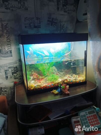 Аквариум с тумбой