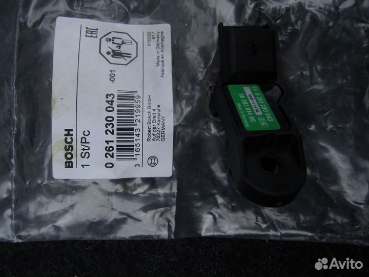 Датчик давления во впускном коллекторе Peugeot 408